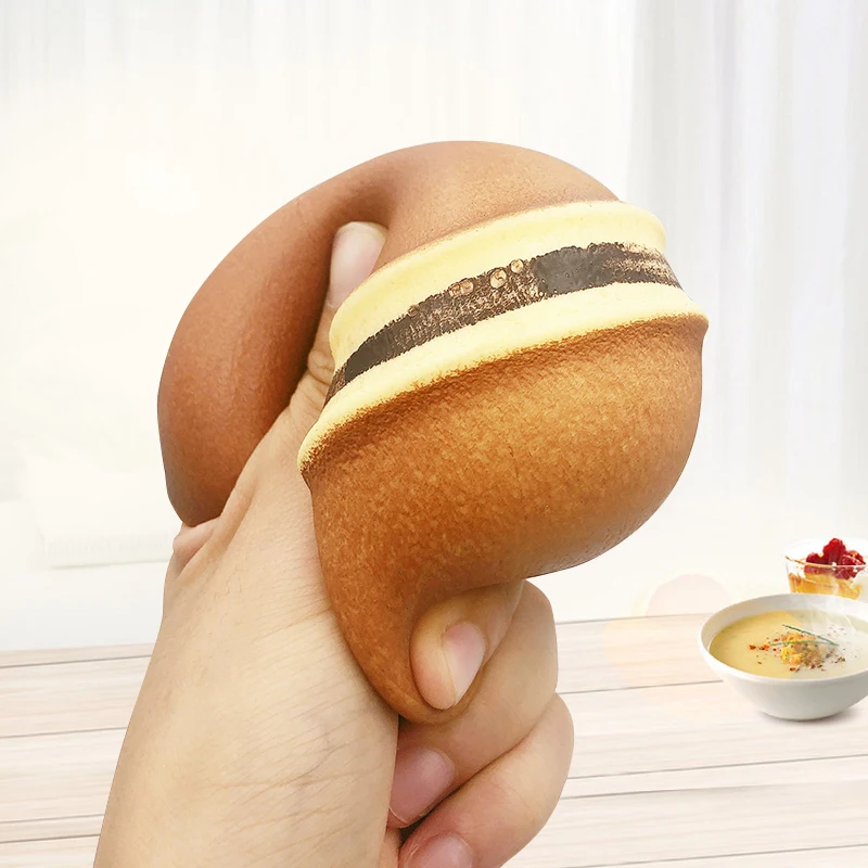 Антистрессовый хлеб Dorayaki мягкие медленно поднимающиеся игрушки для детей, мягкие игрушки для снятия стресса, детские игрушки для снятия стресса