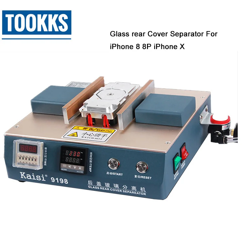 Мобильный телефон стекло задняя крышка сепаратор машина для iPhone X 8G 8P трещины заднее устройство для снятия стекла машина с 3 шт плесень