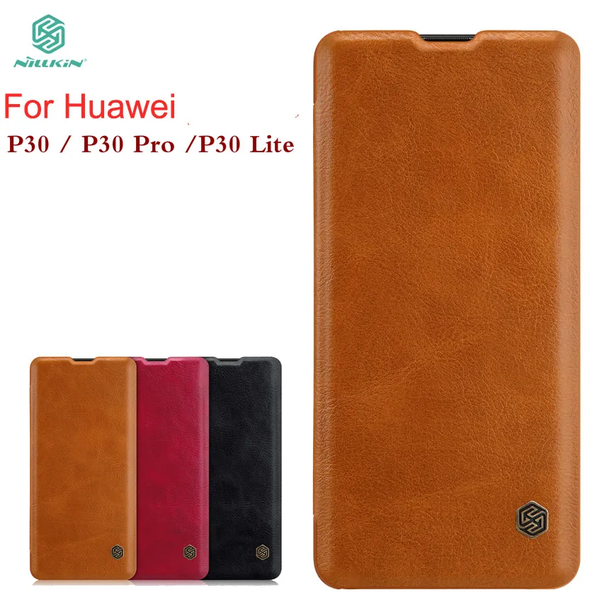 Флип-чехол для Huawei p30 pro чехол из искусственной кожи NILLKIN Qin P30/p 30 Pro телефона |