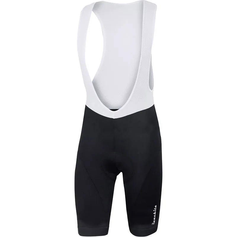 Bib pants RUNCHITA Лето MTB велосипедная одежда для мужчин комплект велосипедная Одежда дышащая анти-УФ велосипедная одежда/короткий рукав Велоспорт Джерси Наборы - Цвет: Bib pants