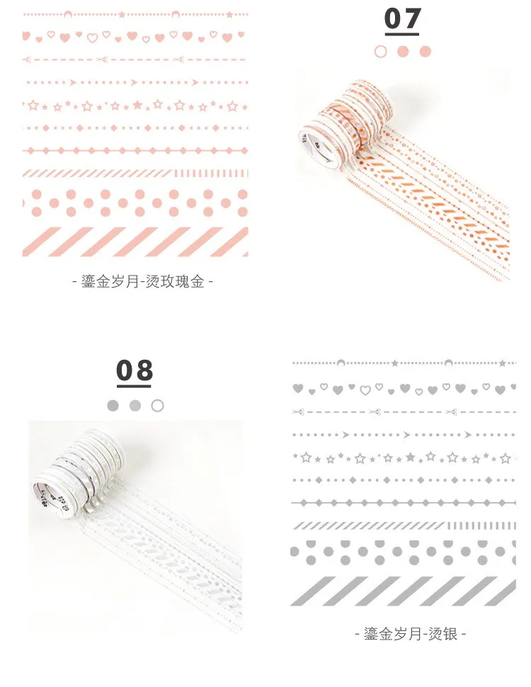 10 шт./кор. милый черный лента Washi Бумага DIY планировщик изоляционная лента клейкая наклейки с лентами Декоративные Канцелярские Ленты