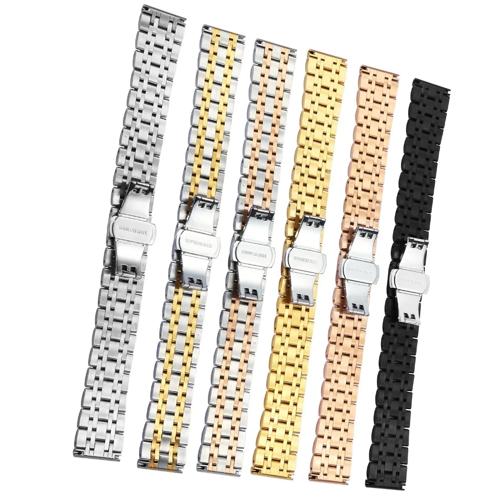 BINLUN ремешок для часов из нержавеющей стали водонепроницаемый спортивный
