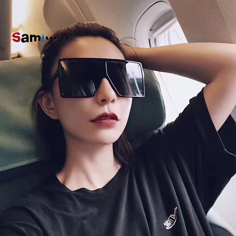 Солнцезащитные очки большого размера Samjune солнцезащитные для мужчин и женщин