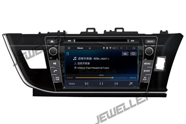 Восьмиядерный IPS экран Android 10 автомобильный DVD GPS радио навигация для Toyota Corolla 2014-2016