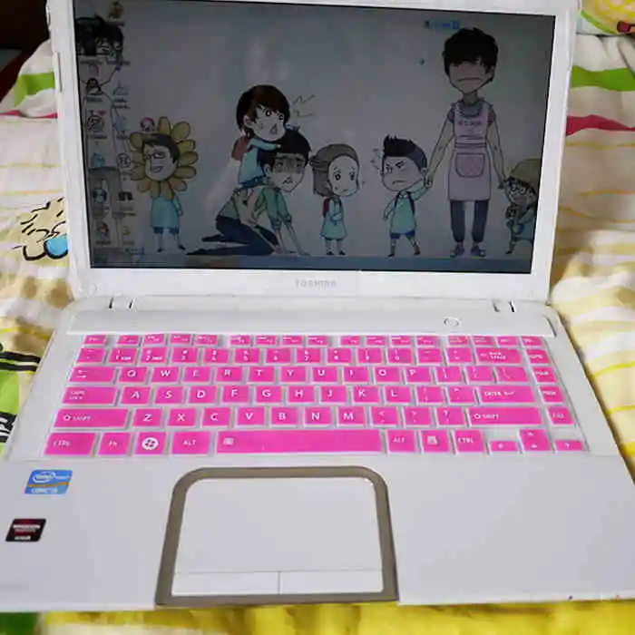 НОВЫЕ Силиконовые клавиатуры обложка Протектор для Toshiba Satellite L830 L800 M800 M805 C805D T09B T08B
