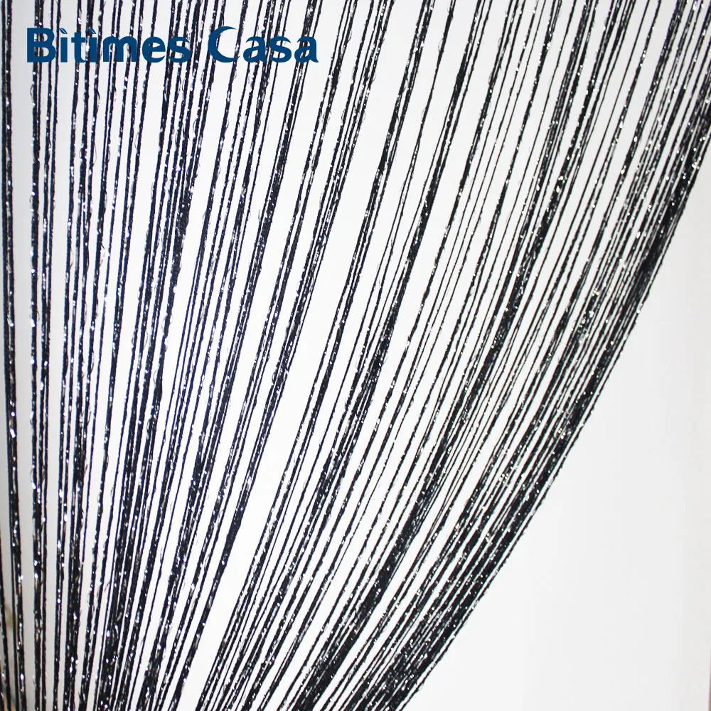 Модная Серебристая мишура занавеска с кисточками и блестящими блестками