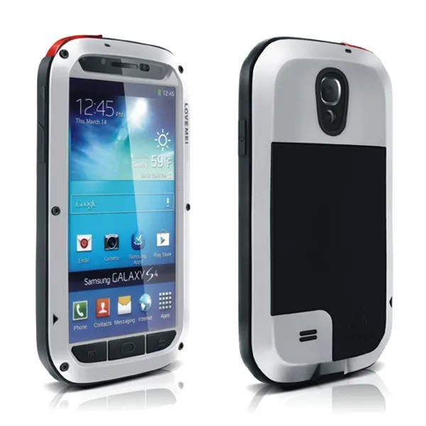 Original LOVE MEI For Samsung Galaxy S4 Extreme Small Waterproof Dropproof Shockproof Metal Aluminum Case Cover I9500 |