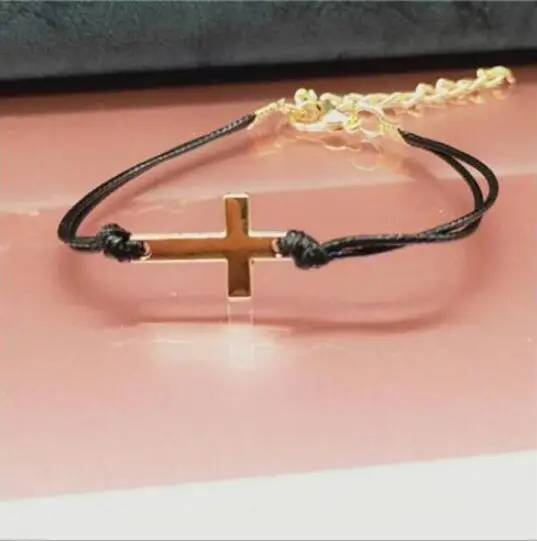 Новый черный и красный веревочный браслет SL 0368 корейская мода трендовые