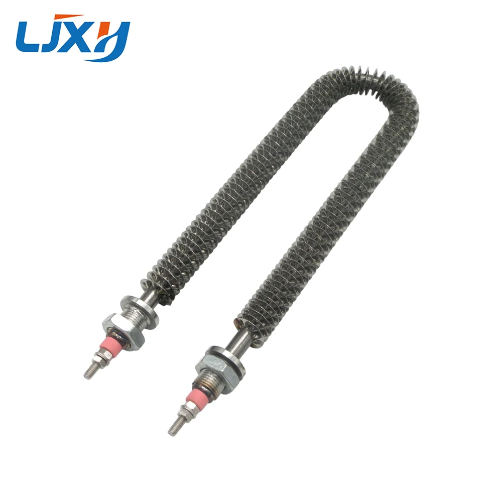 LJXH Ребристый Трубчатый Нагреватель U Тип M18x25mm Соединительный винт Размер, U Тип трубки Dia.10/12 мм, 220 В 1000 Вт/1200 Вт/1500 Вт/2000 Вт 304SUS