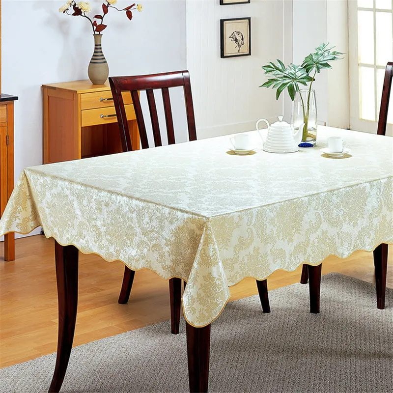 Высокосортный добавить хлопок утолщенный водостойкий маслостойкий ПВХ/скатерть