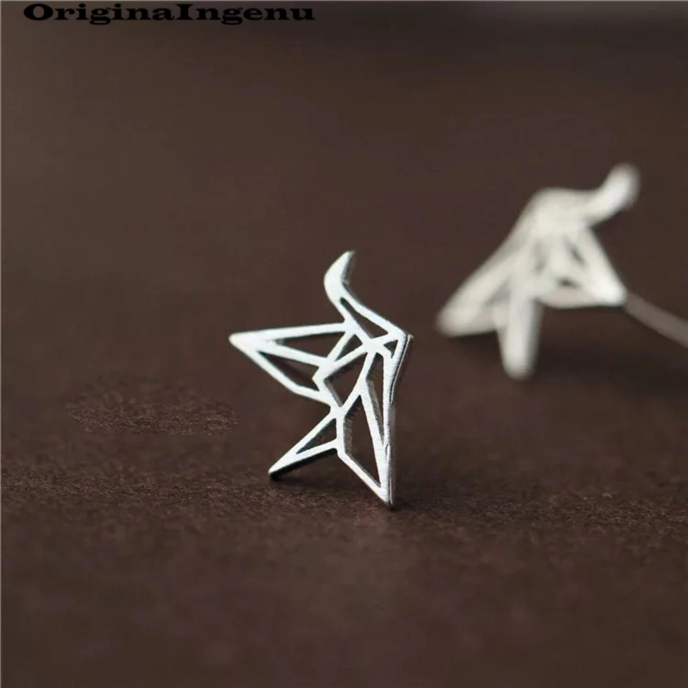 Серьги из серебра 925 ювелирные изделия с бумажным краном очаровательные