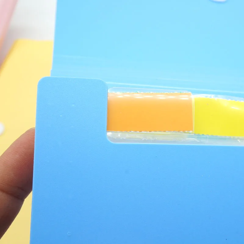 1 шт. Пластиковые конфеты цвет мешок архива Расширение бумажник билл папку