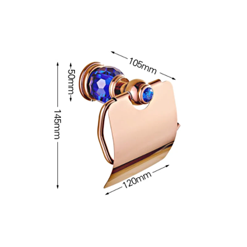 WIILII 1 шт. позолоченный держатель для туалетной бумаги ванной комнаты с полкой