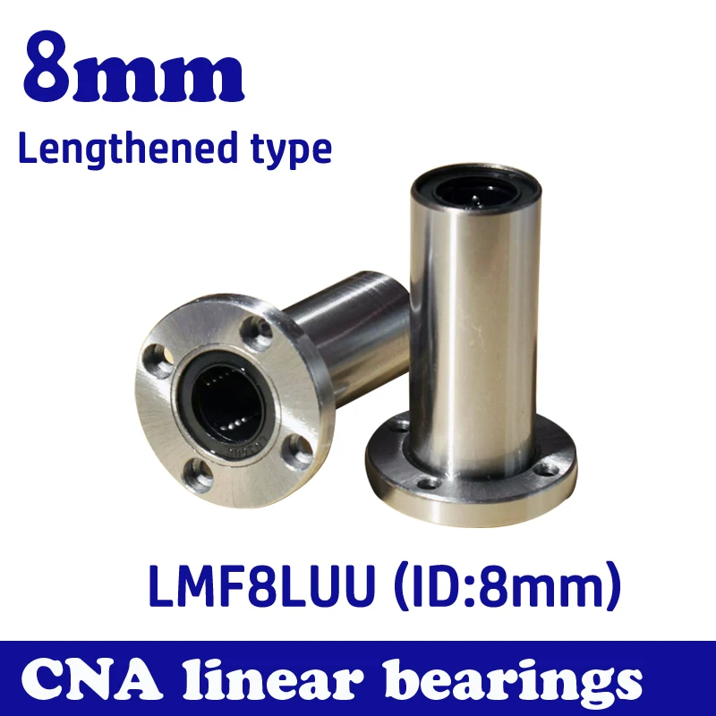 Фланцевый линейный подшипник CNC Длинный тип LMF8LUU 8 мм линейная втулка|bush|bushings 8mmbush