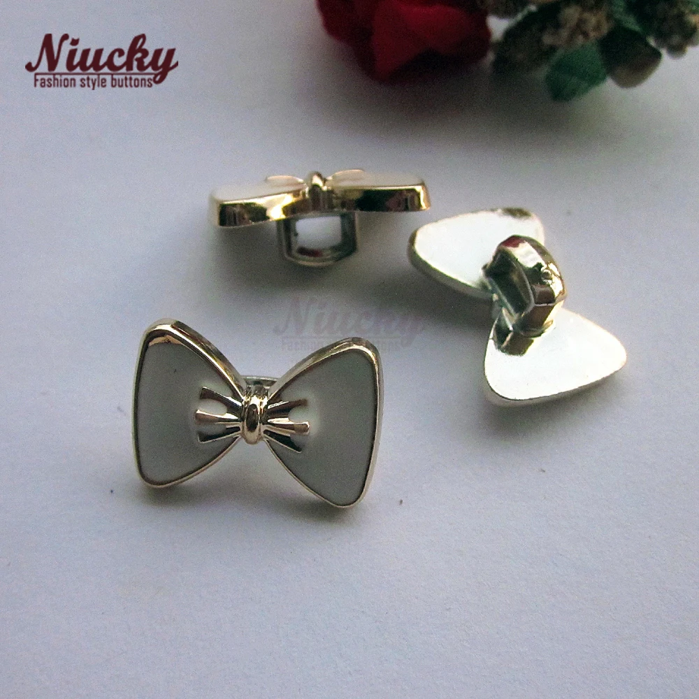 Niucky 16 5 мм * 11 хвостовик черный/белый эпоксидный золотой галстук бабочка