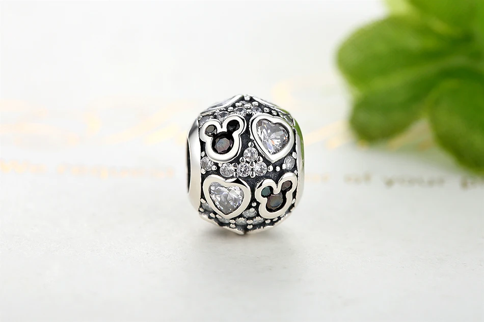 Belawang Талисманы Fit Pandora Браслеты DIY Аутентичные стерлингового серебра 925 Розовый Кристалл Шарм украшения из бисера Интимные аксессуары
