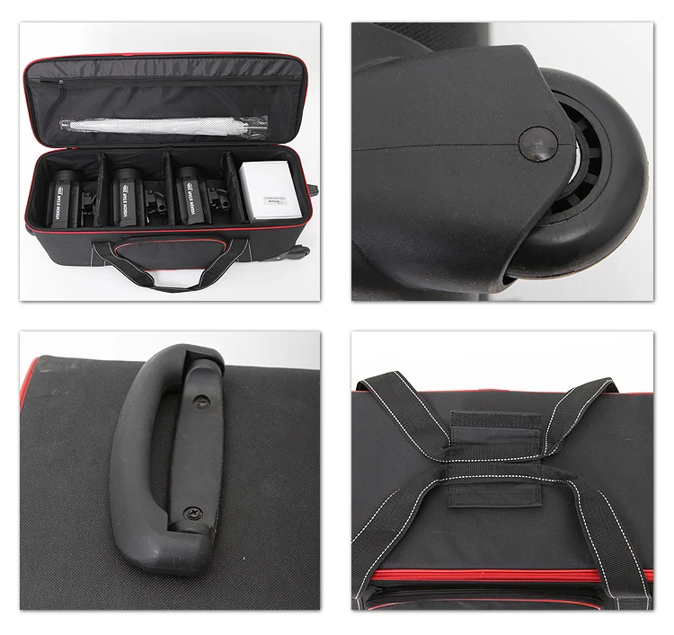 Студийная фотография фото стробоскоп вспышка вращающаяся тележка сумка чехол