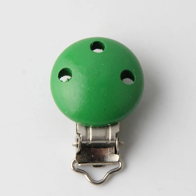 5 шт./лот металлические деревянные зажимы пустышки для детей прорезывателя милые