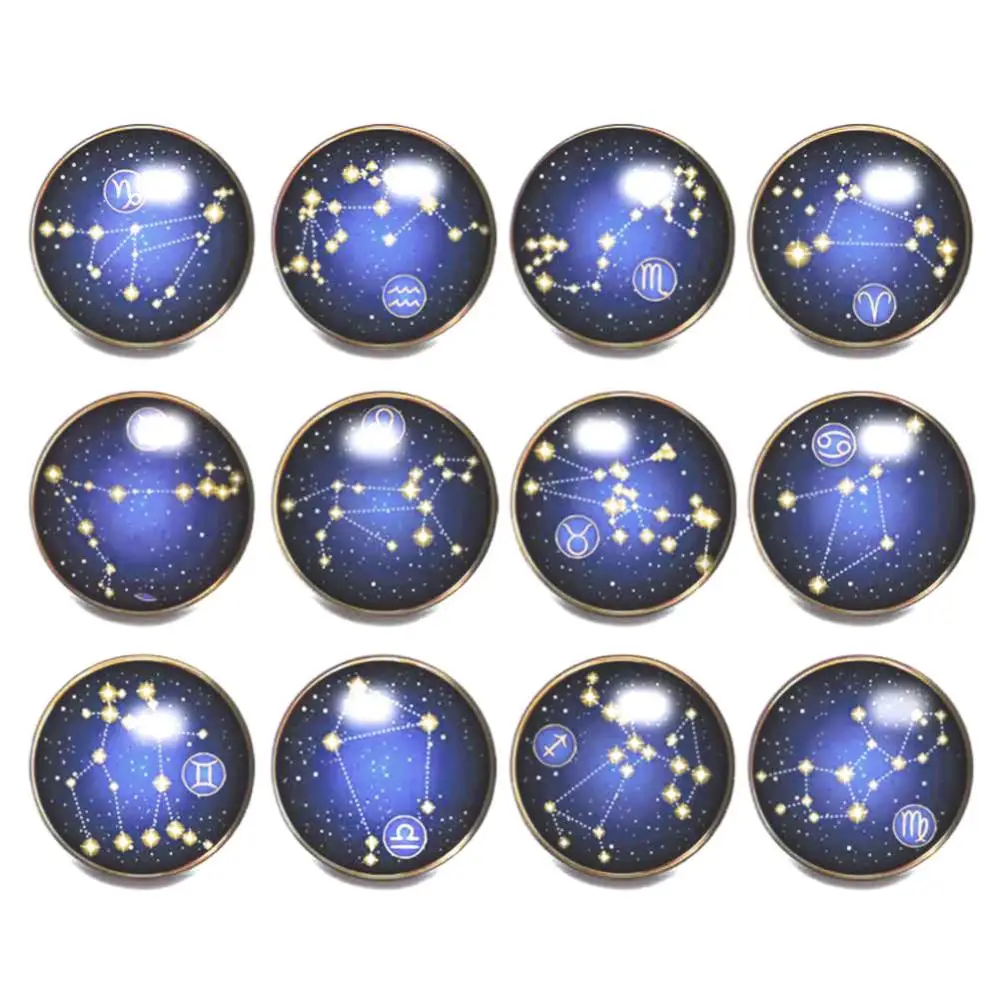 KZ0986b New12pcs/лот Высокое качество Для женщин Стекло Алфавит благословение кнопки ювелирные изделия 18/20 мм Кнопки DIY Bracleets браслеты подарок KZa006 - Окраска металла: KZ0986b