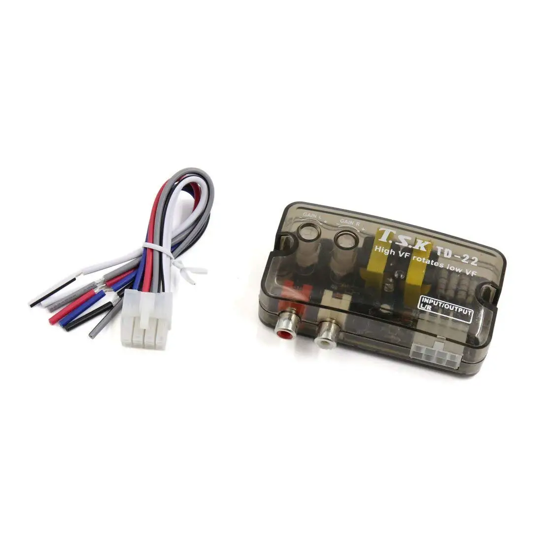 uxcell Delay Function High to Low Line Out 2 RCA Socket Car 