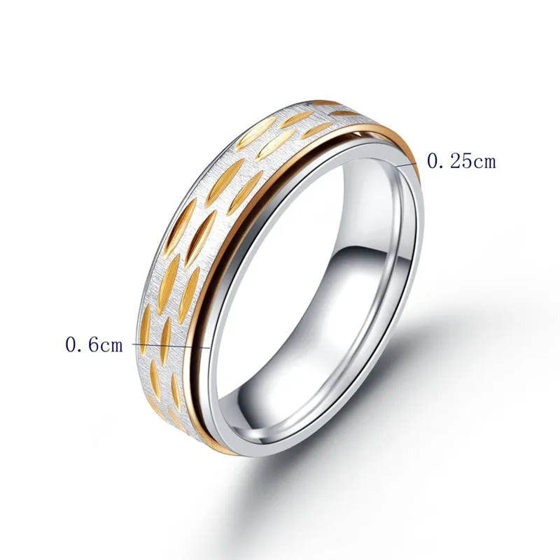 2017 золотые мужские кольца из нержавеющей стали обручальные для мужчин модные