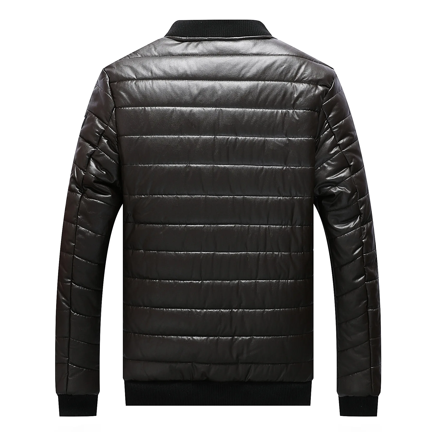 Мужская зимняя куртка Размеры M ~ 7XL 8XL из искусственной кожи с вышивкой парка Поло