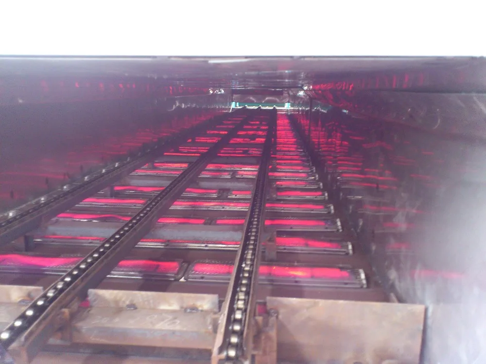 Промышленная чугунная инфракрасная газовая керамическая горелка LPG / NG IR для