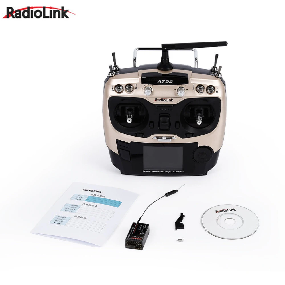 Передатчик системы Radiolink AT9S 2 4G 9CH контроллер Remont с приемником R9DS для FPV дрона