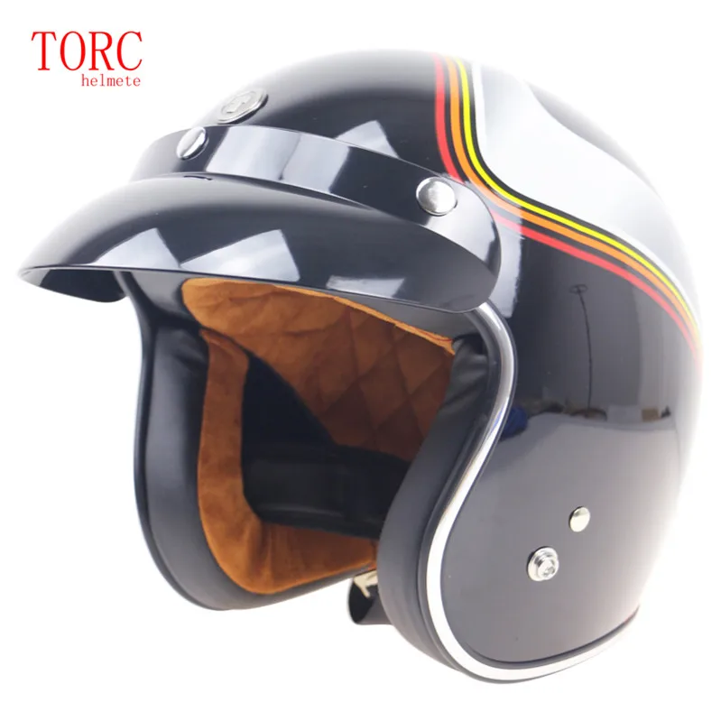 LUMNOUS Шлем TORC T50 3/4 с открытым лицом, мотоциклетный шлем с козырьком для взрослых, четыре сезона - Цвет: LUMNOUS