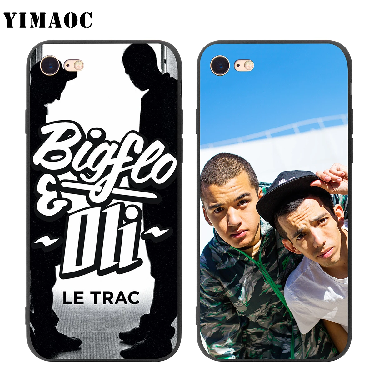 Мягкий силиконовый чехол YIMAOC Bigflo& Oli для iPhone 11 Pro XS Max XR X 8 7 6 6S Plus 5 5S se