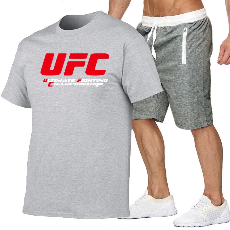 Новая мужская футболка MMA UFC тематика &quotбои без правил&quot хлопковые футболки с