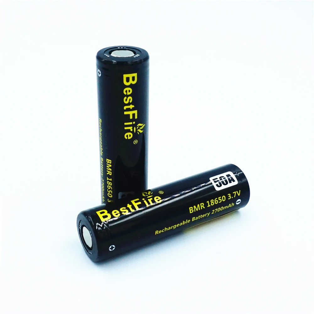 12 шт. Bestfire 18650 Батарея 3 7 в литий-ионная аккумуляторная 2700 мАч 50A для Eleaf iStick Pico