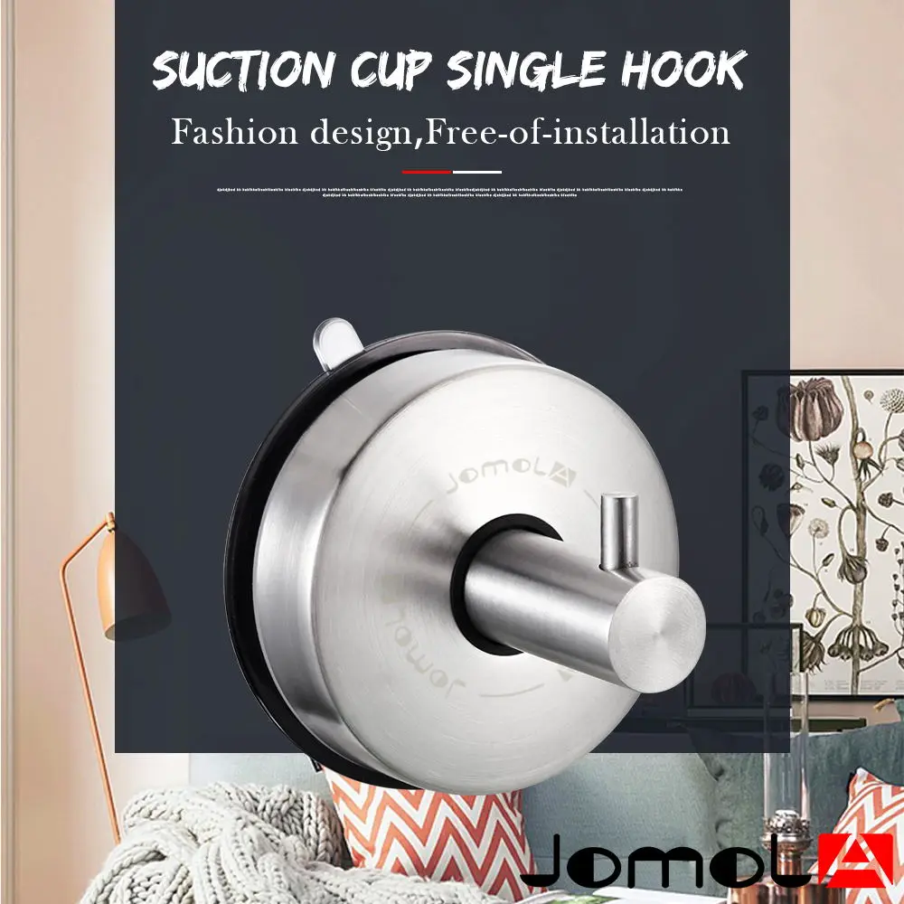 Ванная комната присоски крюк Нержавеющая сталь стены пальто одежда халат