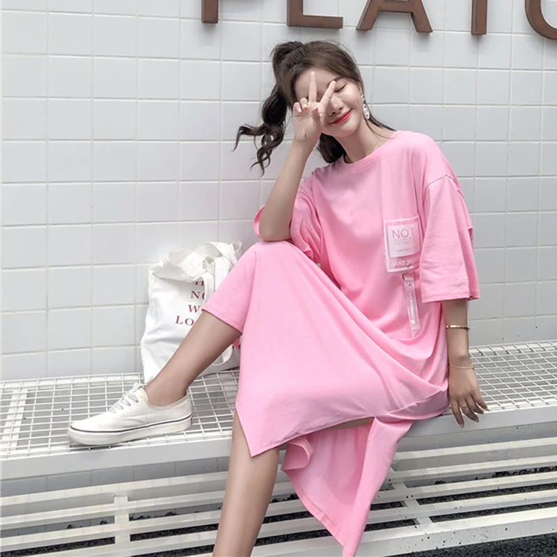 2018 женское летнее новое длинное дизайнерское хлопковое свободное платье Han с