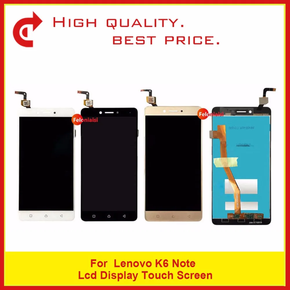 Высокое качество 5 &quotдля lenovo K6 Примечание ЖК дисплей Дисплей с Сенсорный экран