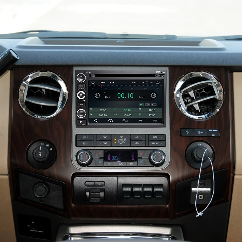 2 Din Android 8 0 Автомобильный Аудио мультимедийный плеер gps навигация для Ford F150 F250 Fusion