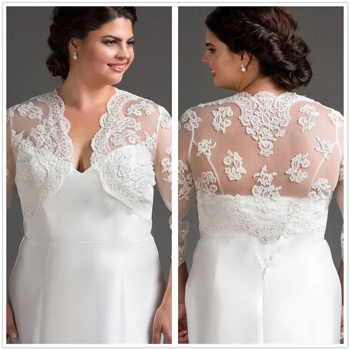 3/4 свадебное болеро с длинным рукавом жакет кружевная шаль Свадебный накидка для