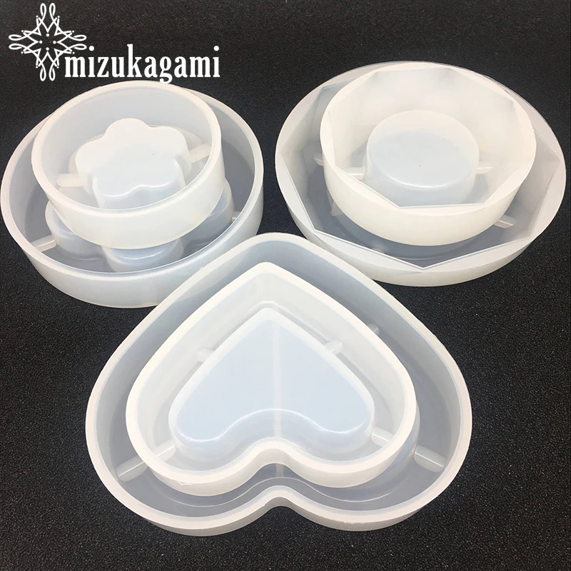 

Форма из жидкого силикона с УФ-смолой, цветок сливы, любовь, сердце, ромбовидная деталь для изготовления подвесок своими руками, фурнитура д...