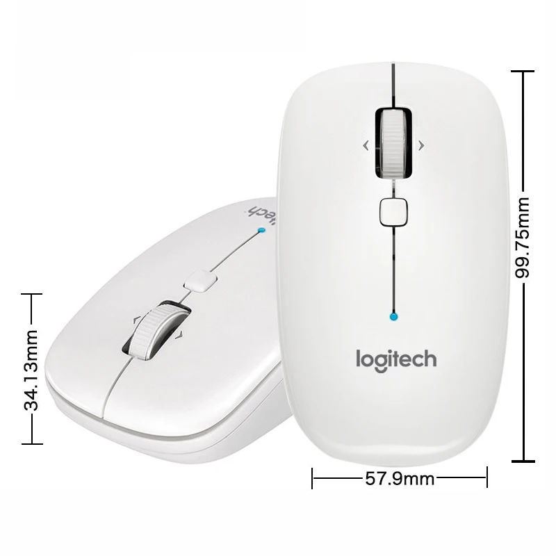 Отремонтированная от производителя: Беспроводная Bluetooth мышь logitech M557 M558 с 1000 dpi, беспроводная мышь без розничной коробки