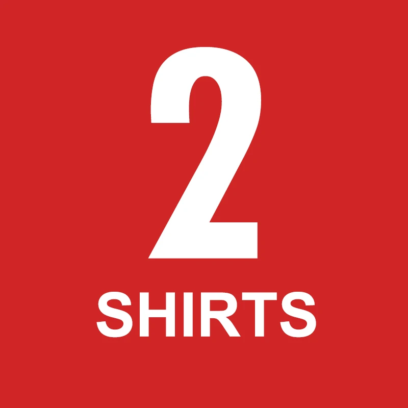 2 shirts Пионерский лагерь мужские качественные рубашки 2 шт. в счастливом пакете продукты случайно отправить не позволяем возврата и обмена - Цвет: 2 shirts
