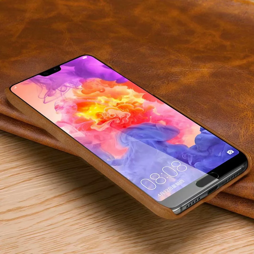 3 цвета, чехол из натуральной кожи для huawei P30/P30 Pro/P30 Lite, чехлы для телефонов, Сумки из натуральной коровьей кожи