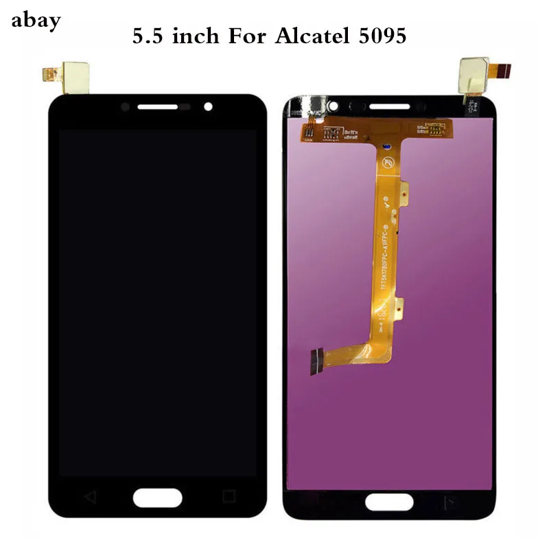 Высококачественный 5 дюймовый ЖК дисплей для Alcatel Pop 4s 5095B 5095I 5095K 5095L 5095 цифровой
