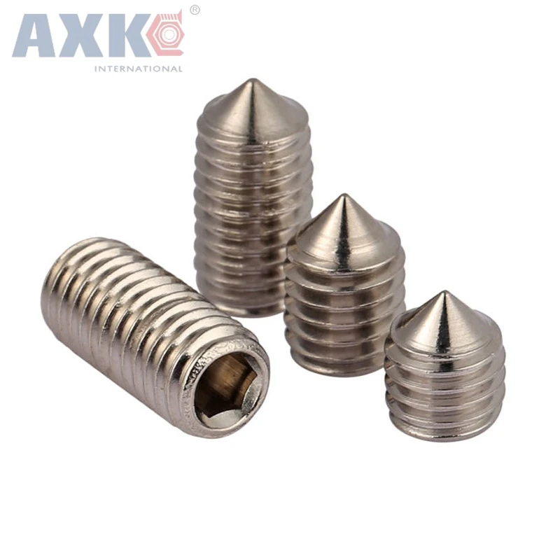 AXK M6 DIN914 Шестигранная розетка с плоской головкой набор винтов машины конусной