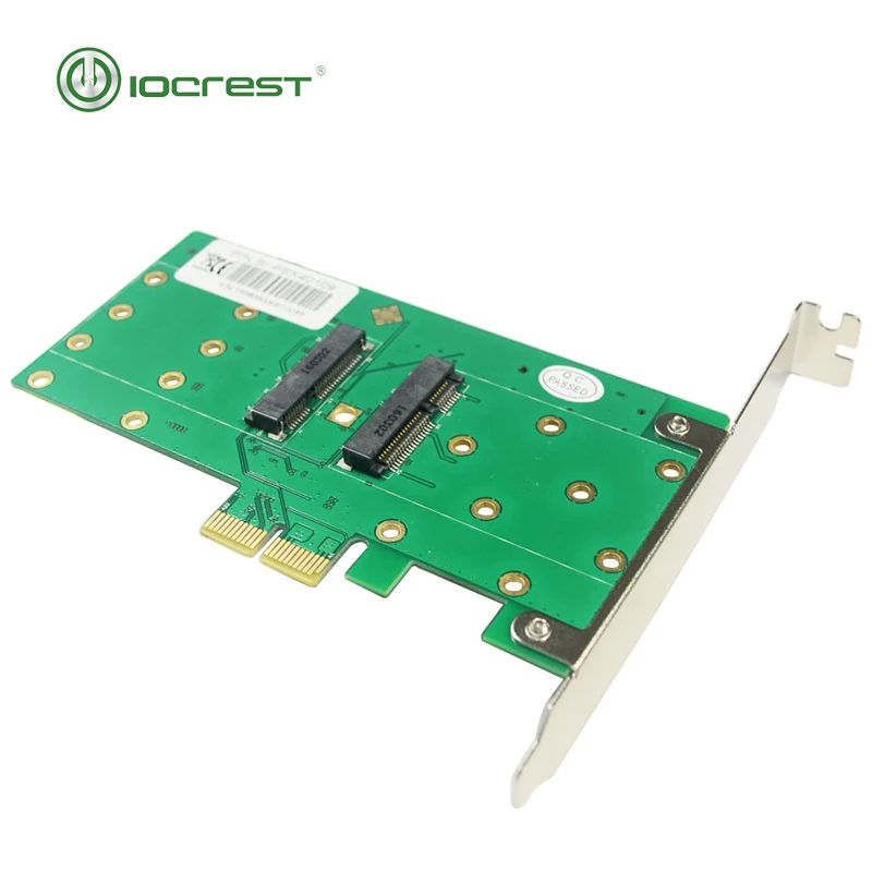 Адаптер с 4 портами mSATA на PCI e x2 адаптер RAID Express 2 0 4x настройка 1 и 10|Платы расширения|