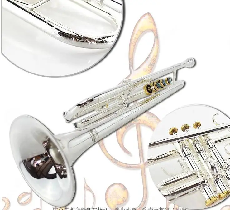

Genuine American Bach B flat trumpet musical instrument LR-197GS one speaker beginner shipping