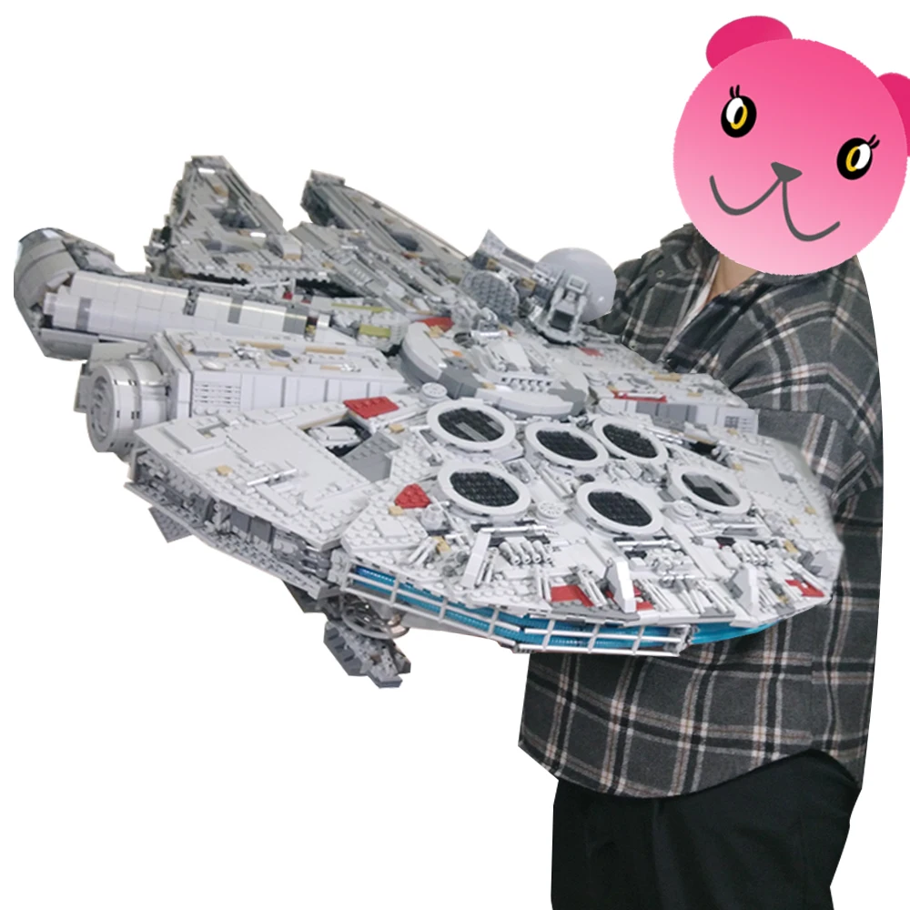 Lepin 05132 Звездный Разрушитель Millennium Falcon LegoINGs 75192 Кирпичи Модель Строительные блоки