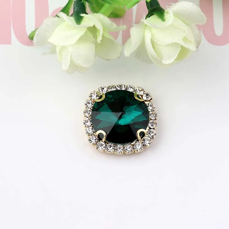 8 мм 5 шт./пакет 11 цветов круговое серебряное дно стеклянные прозрачные стразы