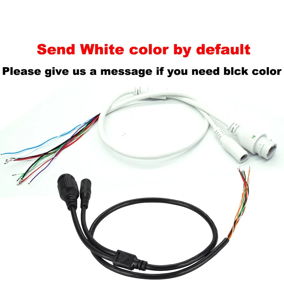 Ip-камера кабель для ip-сети камера кабель замена кабеля RJ45 камера кабель DC12V для видеонаблюдения ip-камера Замена использования