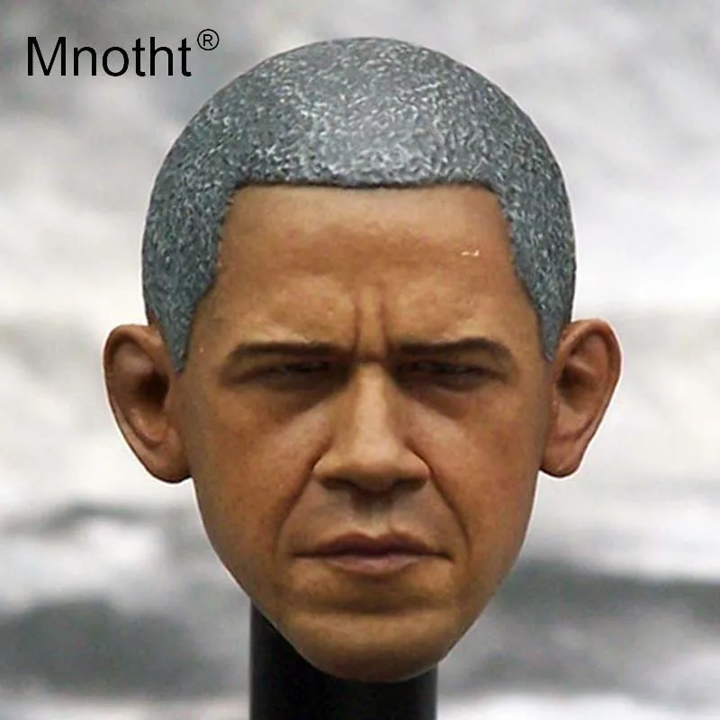 

Obama President Head Sculpt Blacks Carving for 12inch Action Figure Toys Collection 1/6 Scale Male Soldier Head Model Mnotht M3n