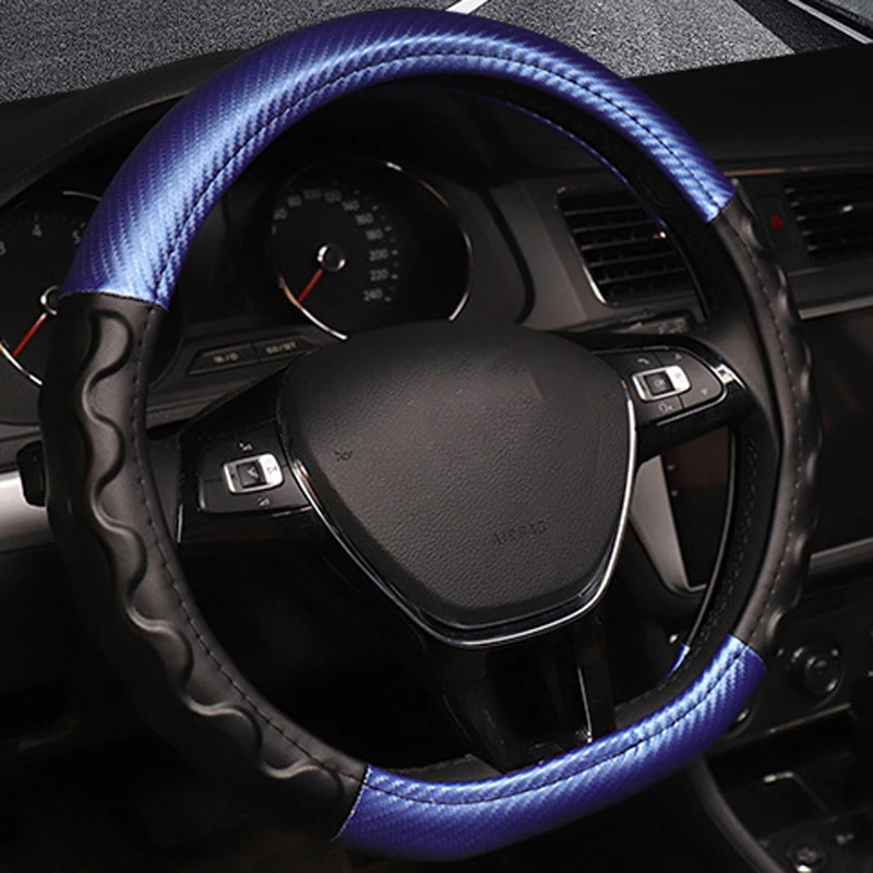HuiER D образный чехол рулевого колеса автомобиля из искусственной кожи для Volkswagen VW